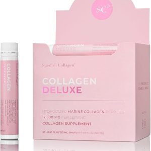 Collagene da bere con 12.500 mg di collagene marino idrolizzato Swedish Collagen Deluxe